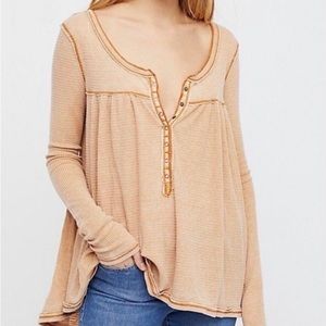 Free People Kai henley in Khaki - XS